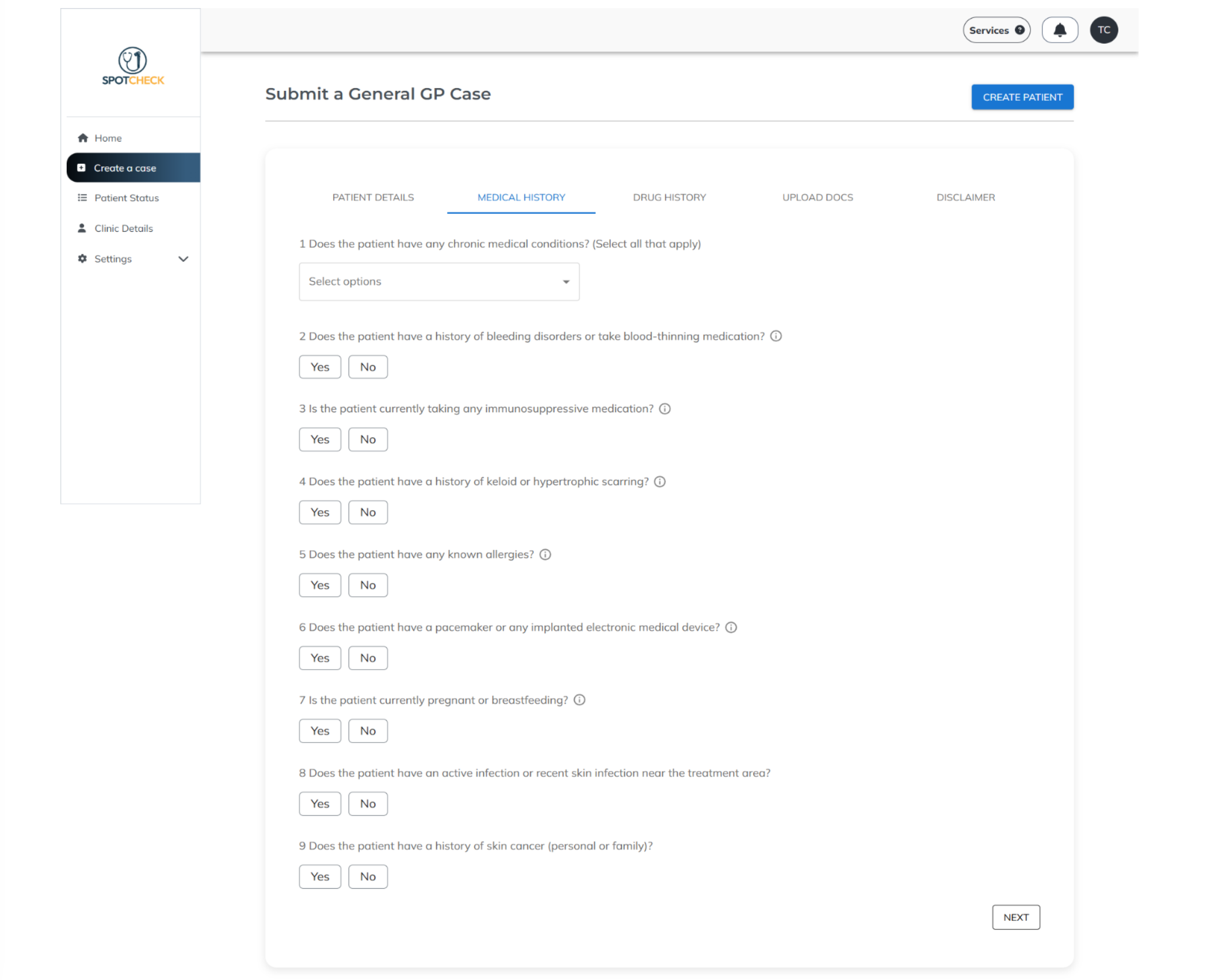 Platform Dashboard Case